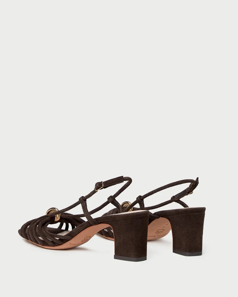 Minna Strappy Mid Heel Sandal With Hardware Tomorrow Sandals - Heeled Sandals Loeffler Randall 