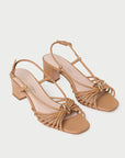 Minna Strappy Mid Heel Sandal With Hardware Dune Sandals - Heeled Sandals Loeffler Randall 