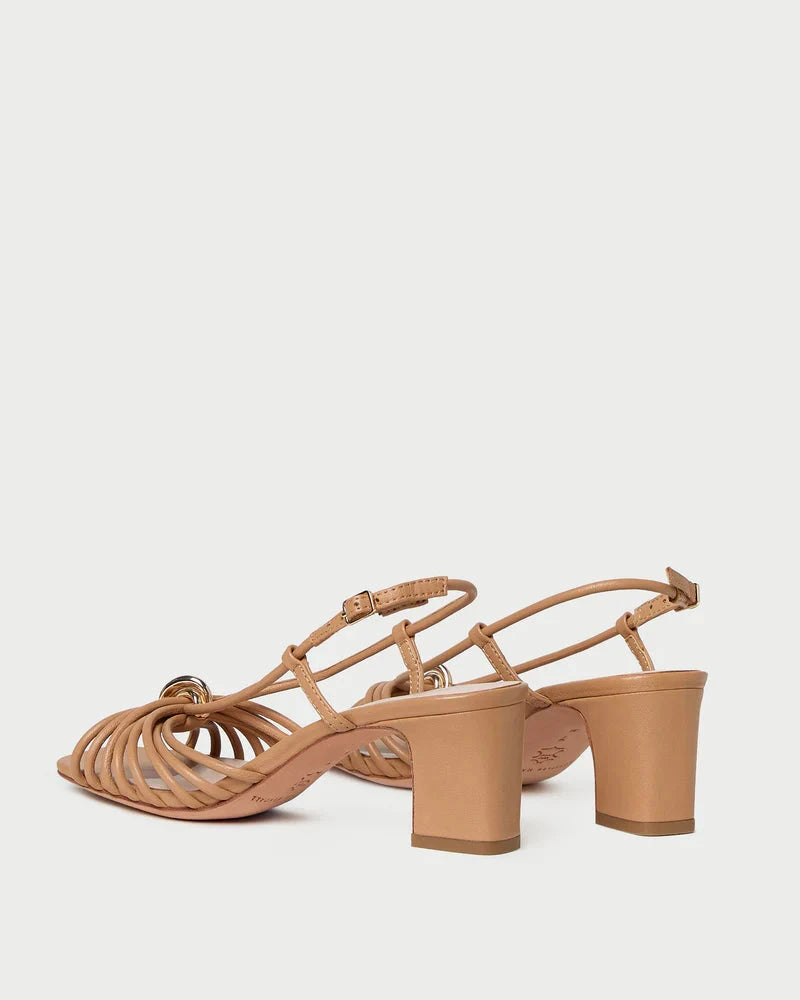 Minna Strappy Mid Heel Sandal With Hardware Dune Sandals - Heeled Sandals Loeffler Randall 