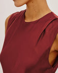 Mira Dress Crimson