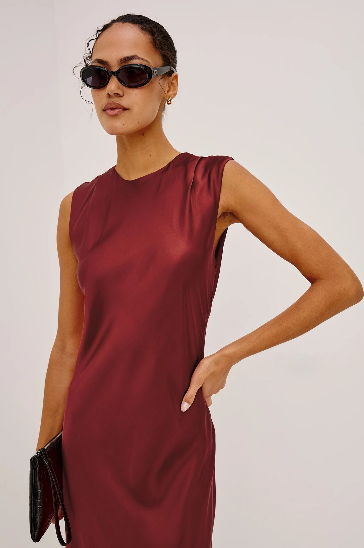 Mira Dress Crimson