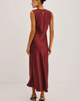 Mira Dress Crimson