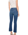 The Insider Ankle Step Fray Cosmic Cowgirl Denim - Straight Mother 