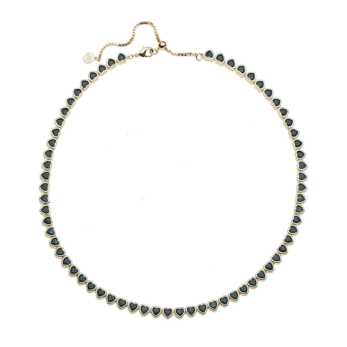 Made from Love Tennis Necklace Black Necklaces Jane Win 