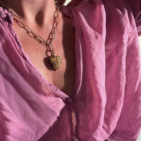 Malene Tiger's Eye Clip Charm Necklaces Thatch 