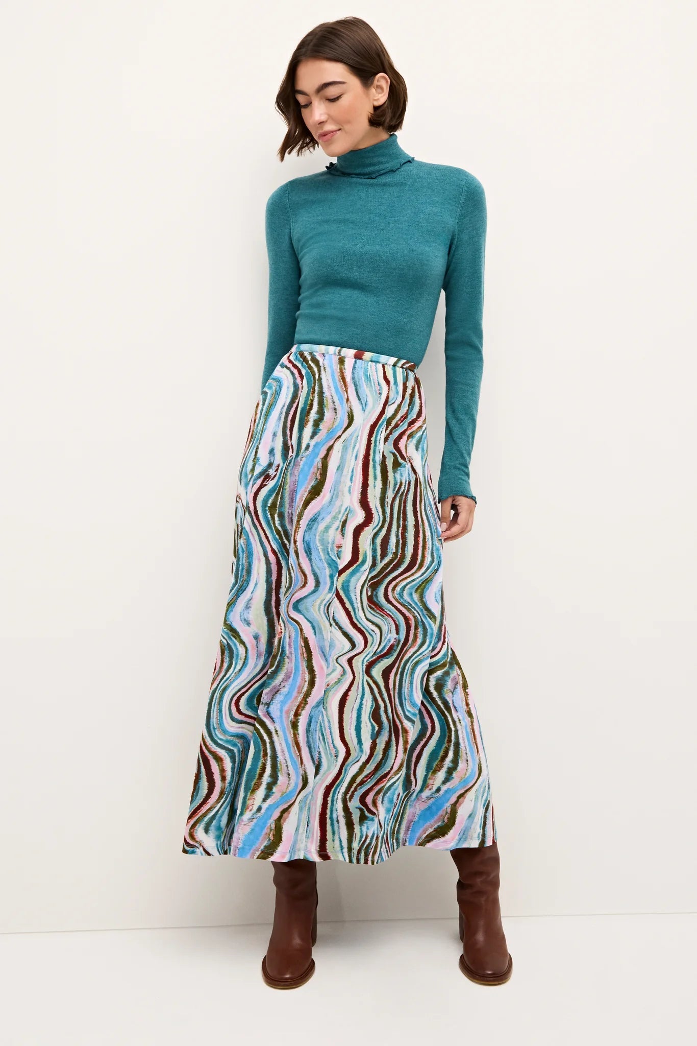 Kaia Skirt Agate Stone Skirts - Midi Marie Oliver 