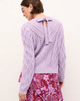 Felicia Sweater Lavender Sweater - Crewneck Marie Oliver 