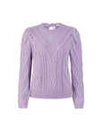 Felicia Sweater Lavender Sweater - Crewneck Marie Oliver 