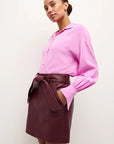 Mariel Blouse Violet Tops - Button Down Marie Oliver 