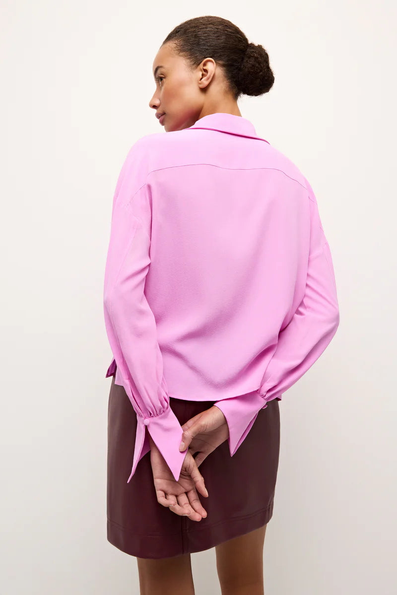 Mariel Blouse Violet Tops - Button Down Marie Oliver 