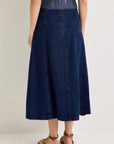 Yuko Denim Skirt Dark Wash Skirts - Midi Marie Oliver 