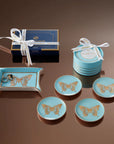 Mariposa Valet Tray Blue/Turquoise