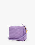 Midi Sac Medium Woven Diagonal Jacaranda Crossbody Clare V. 