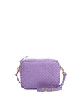 Midi Sac Medium Woven Diagonal Jacaranda Crossbody Clare V. 