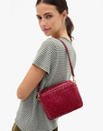 Shoulder Strap Petite Double Braids Garnet
