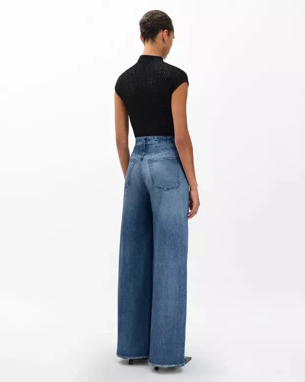 Miramar Terry Sofie Ankle Length Pant Venice Denim - Flare & Wide Leg rag & bone 