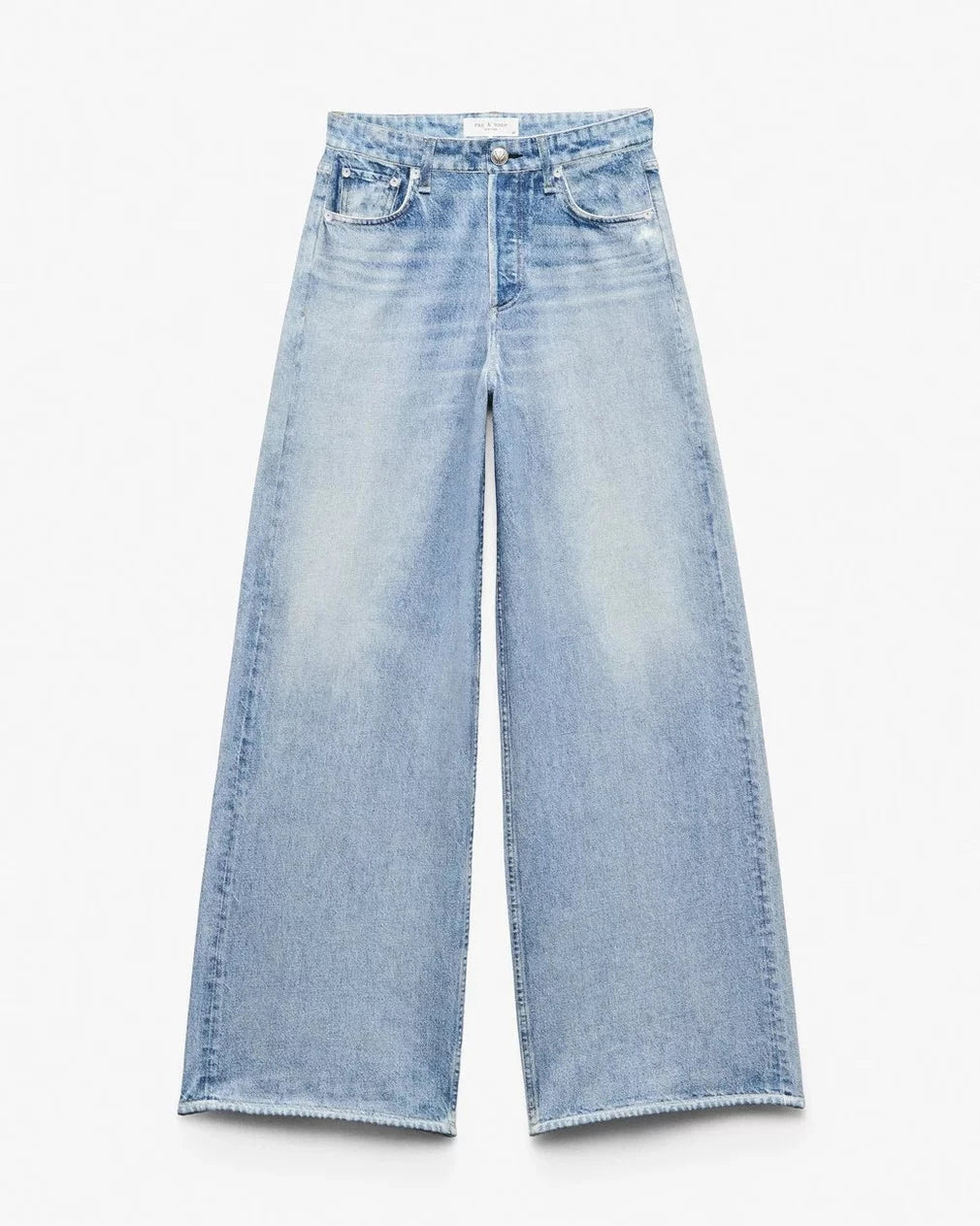 Miramar Terry Sofie Wide Pant Raily Denim - Flare & Wide Leg rag & bone 