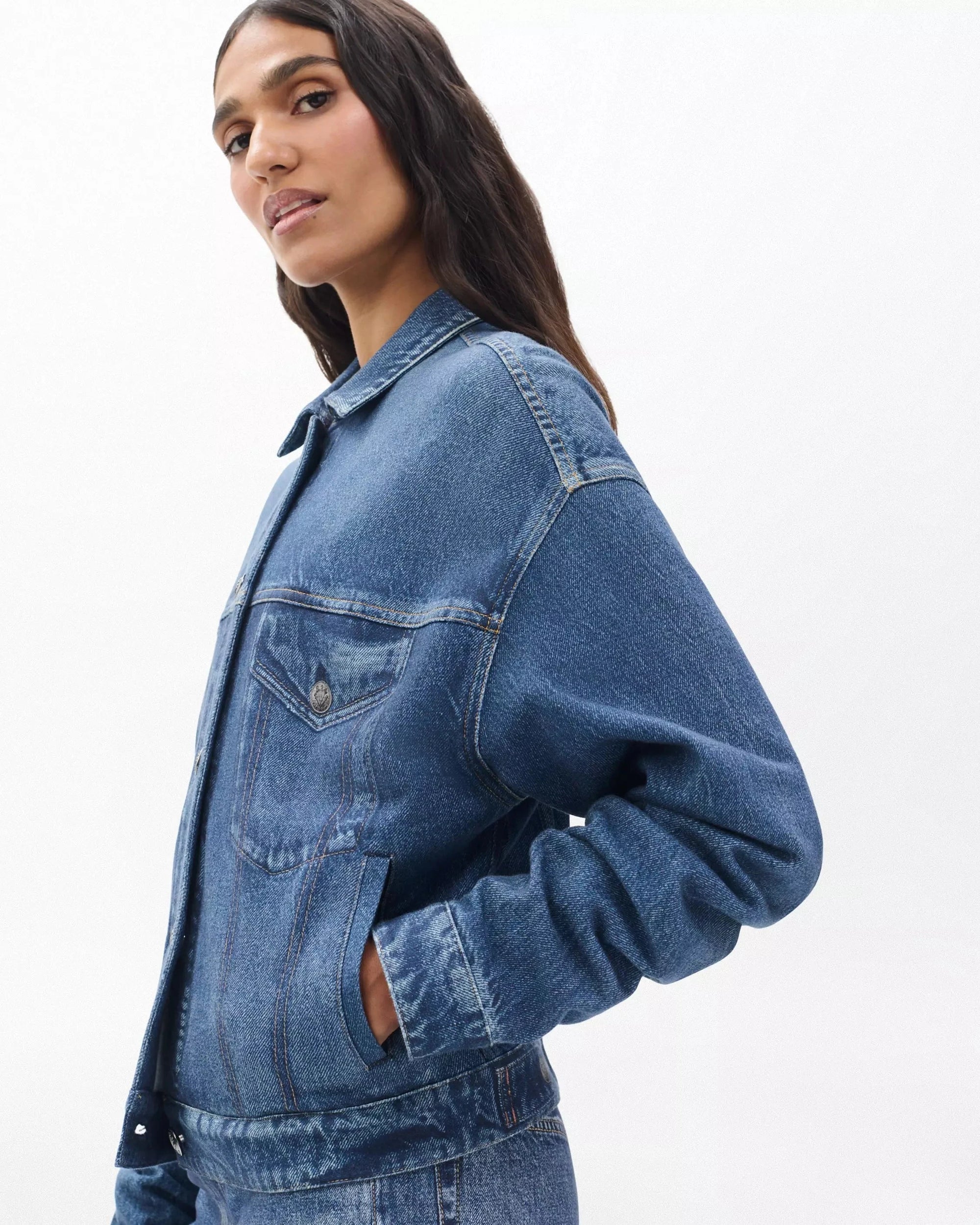 Miramar Terry Tucker Almda Jackets - Denim rag & bone 