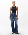 Miramar Wide Leg Pant Petra Denim - Straight rag & bone 