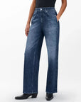 Miramar Wide Leg Pant Petra Denim - Straight rag & bone 
