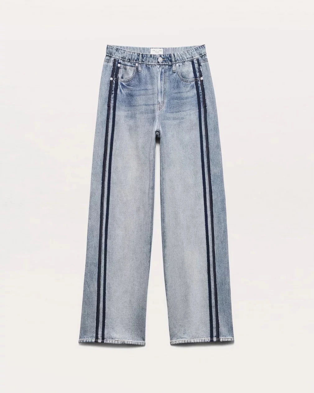Miramar Wide Leg Track Pant Coney Denim - Flare &amp; Wide Leg rag &amp; bone 