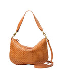 Petit Moyen Messenger Woven Checker Natural Hobo & Shoulder Clare V. 