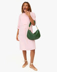 Moyen Messenger Woven Zig-Zag Evergreen Hobo & Shoulder Clare V. 
