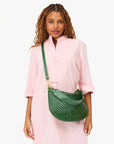 Moyen Messenger Woven Zig-Zag Evergreen Hobo & Shoulder Clare V. 