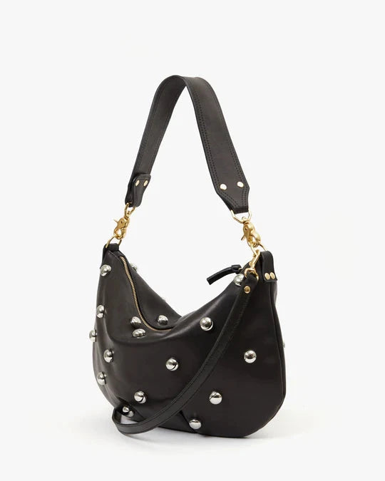 Moyen Messenger Naturelle w/ Studs Hobo & Shoulder Clare V. 