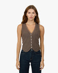 Shaker Vest Rye Sweater - Vest Autumn Cashmere 