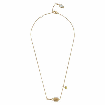 Tennis Necklace Gold/ Clear