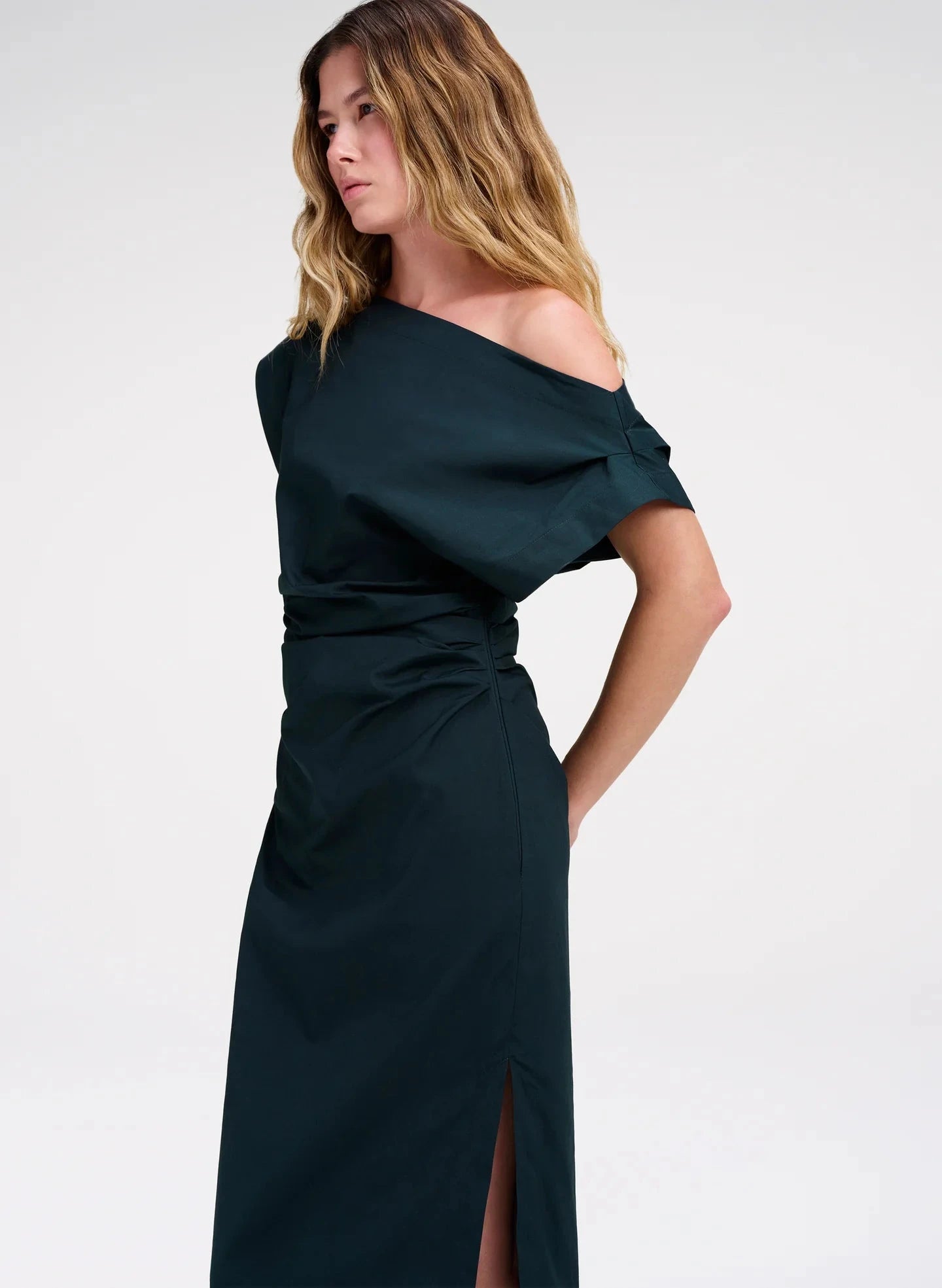 Nara Dress Carbon Blue Dresses - Midi A.L.C 