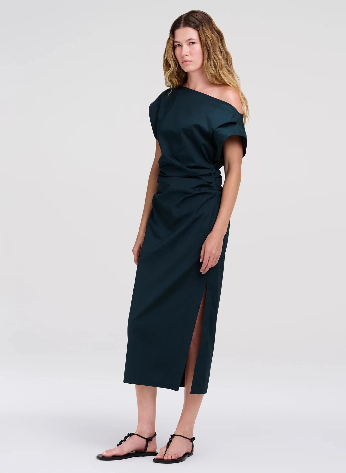 Nara Dress Carbon Blue Dresses - Midi A.L.C 