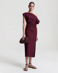 Enzo Clutch Deep Plum Clutch A.L.C 