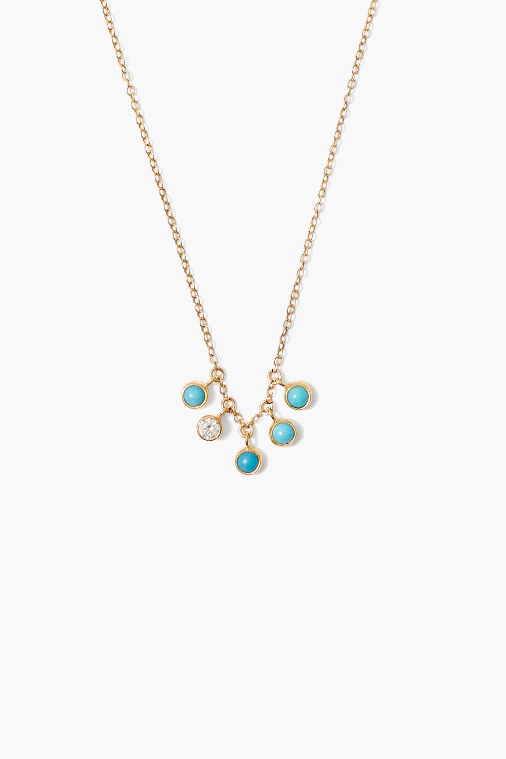 CHAN LUU NGF-15213 Turquoise Mix Necklaces Chan Luu 