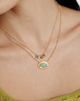 CHAN LUU NGF-15213 Turquoise Mix Necklaces Chan Luu 