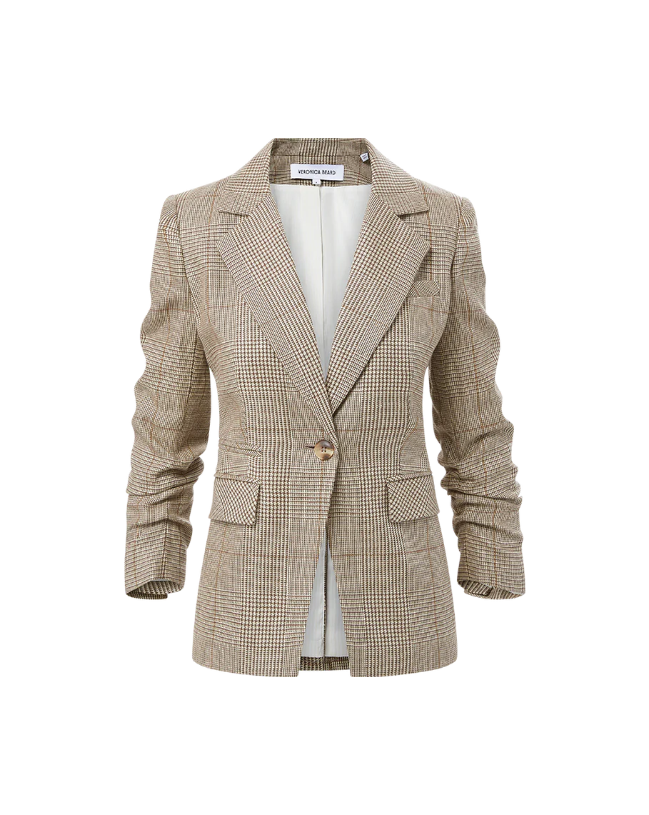 Battista Dickey Jacket Ecru/Ochre Jackets - Blazers Veronica Beard 