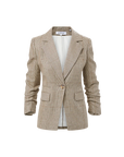 Battista Dickey Jacket Ecru/Ochre Jackets - Blazers Veronica Beard 