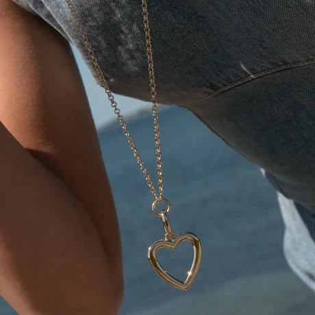 Open Heart Clip Charm Jewelry Thatch 
