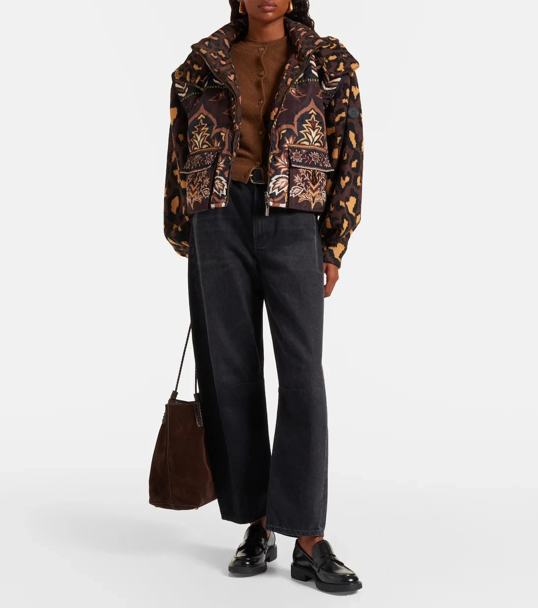 Winter Ainika Brown Puffer Jacket Outerwear - Longsleeve Farm Rio 