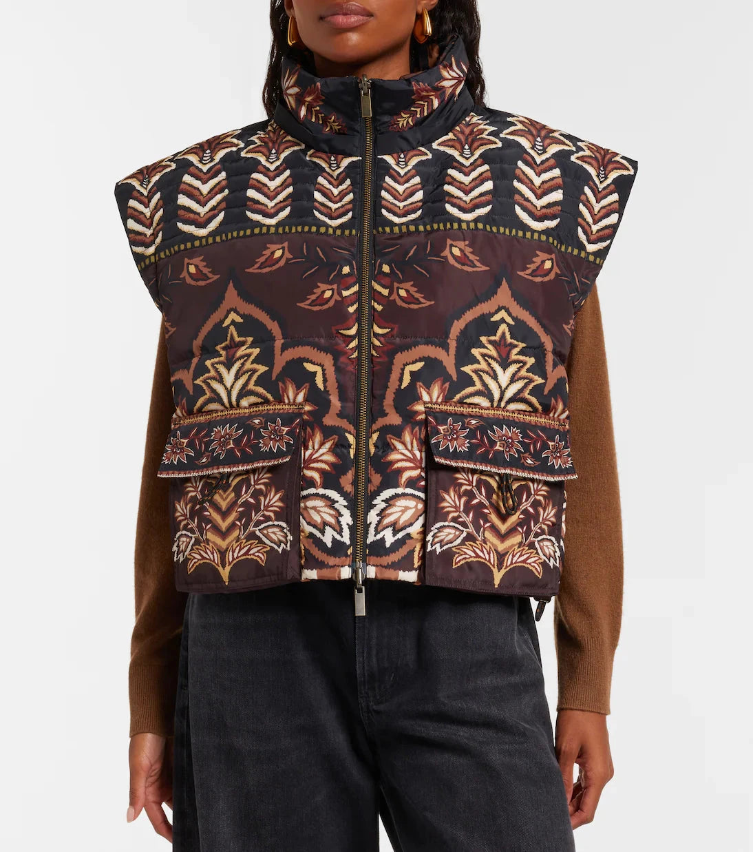 Winter Ainika Brown Puffer Jacket Outerwear - Longsleeve Farm Rio 