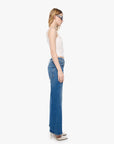 The Lil Mid Rise Sidestepper Twist Sneak Strike It Rich Denim - Flare & Wide Leg Mother 