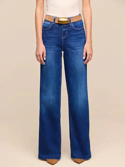 Petite Scottie High Rise Wide Leg Marvista Denim - Flare & Wide Leg L'Agence 