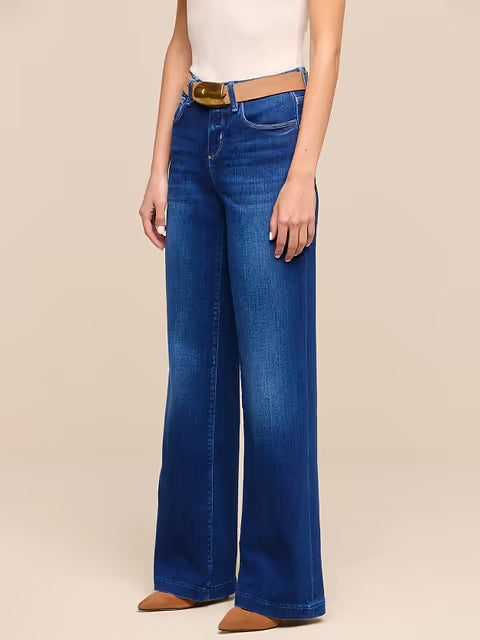 Petite Scottie High Rise Wide Leg Marvista Denim - Flare & Wide Leg L'Agence 