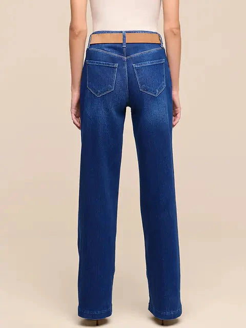 Petite Scottie High Rise Wide Leg Marvista Denim - Flare & Wide Leg L'Agence 