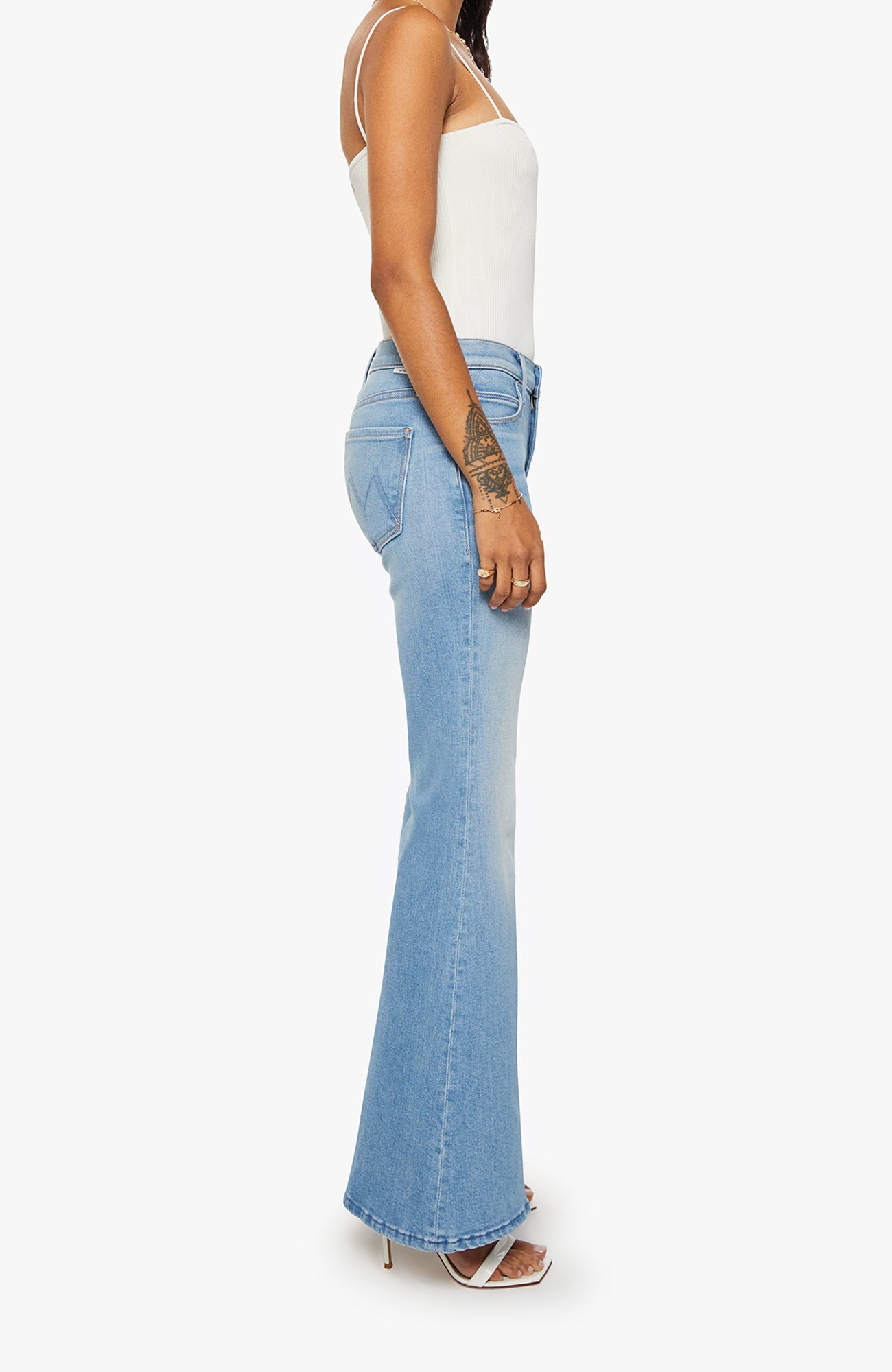 The Lil Doozy Room Service Denim - Flare & Wide Leg Mother 