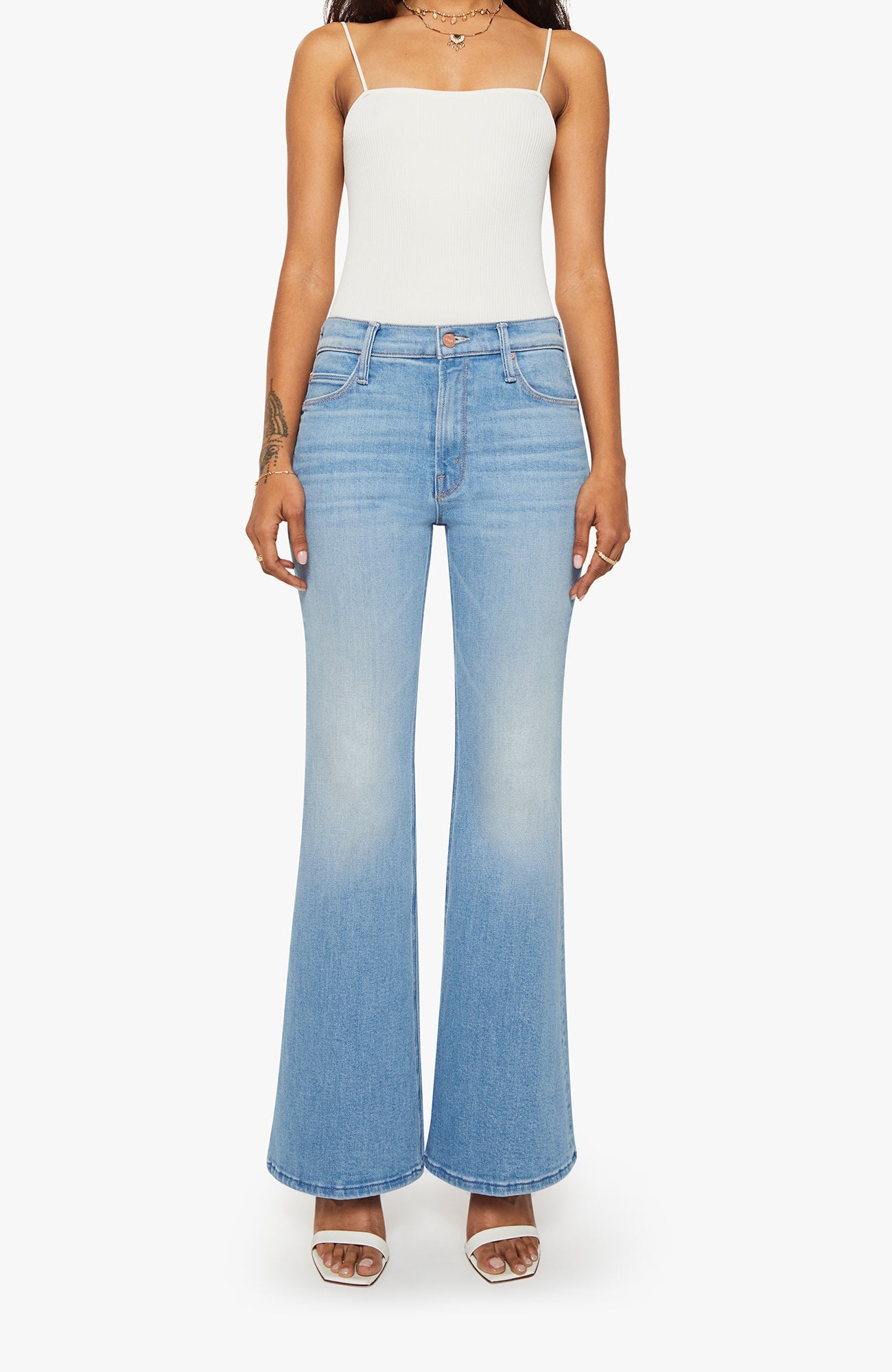 The Lil Doozy Room Service Denim - Flare & Wide Leg Mother 