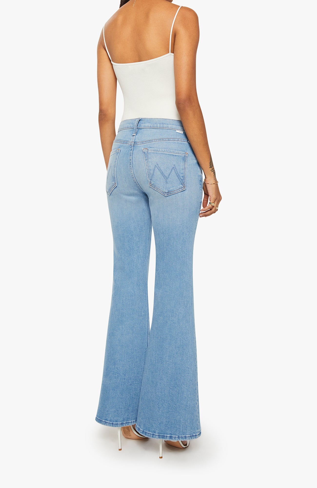 The Lil Doozy Room Service Denim - Flare & Wide Leg Mother 