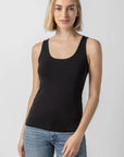 Scoop Tank Black