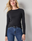 Long Sleeve Crew Black Tops - Tees Lilla P 